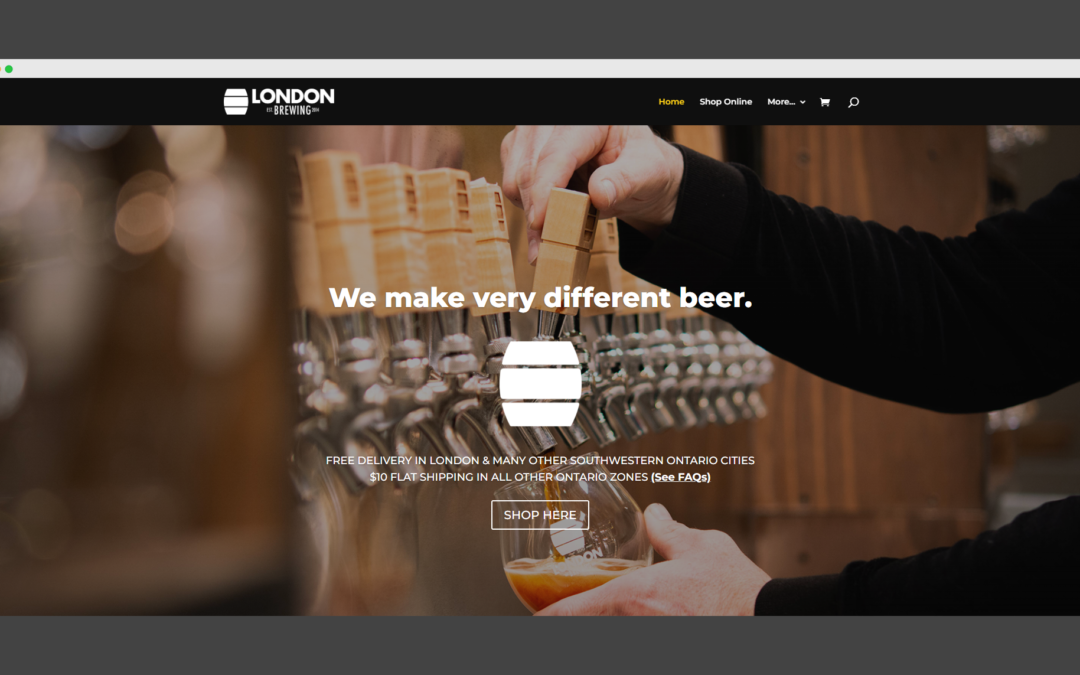 London Brewing – WordPress Website