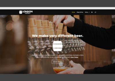 London Brewing – WordPress Website