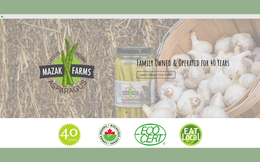 Mazak Farms – WordPress Website