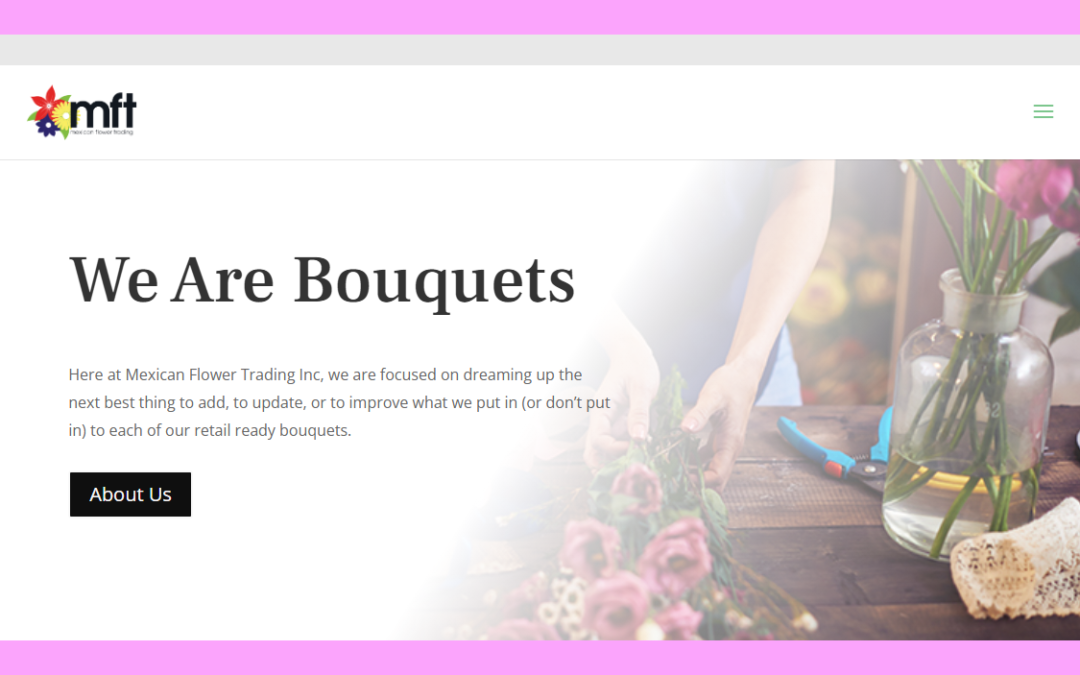 Mexican Flower Trading – WordPress Website