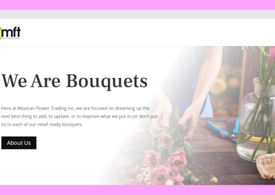 Mexican Flower Trading – WordPress Website