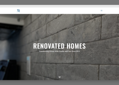 Renovated Homes – WordPress Website