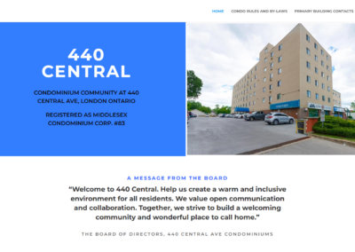 440 Central – WordPress Website