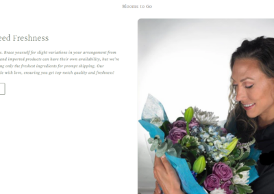 Blooms To Go – Shopify Website
