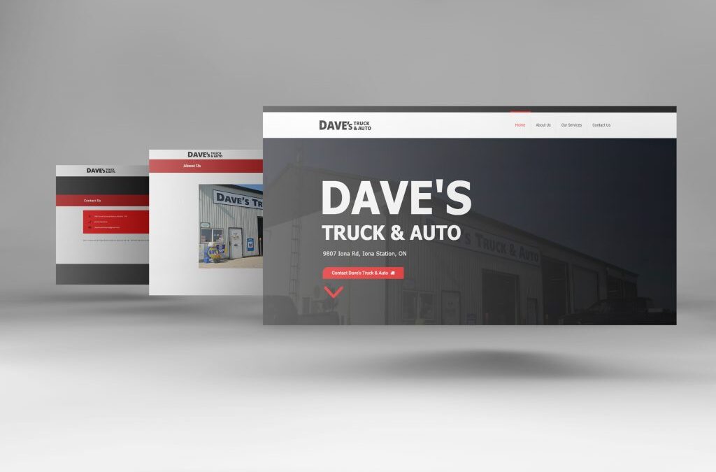 Dave’s Truck & Auto – WordPress Website
