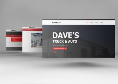 Dave’s Truck & Auto – WordPress Website