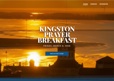 Kingston Prayer Breakfast – WordPress Website