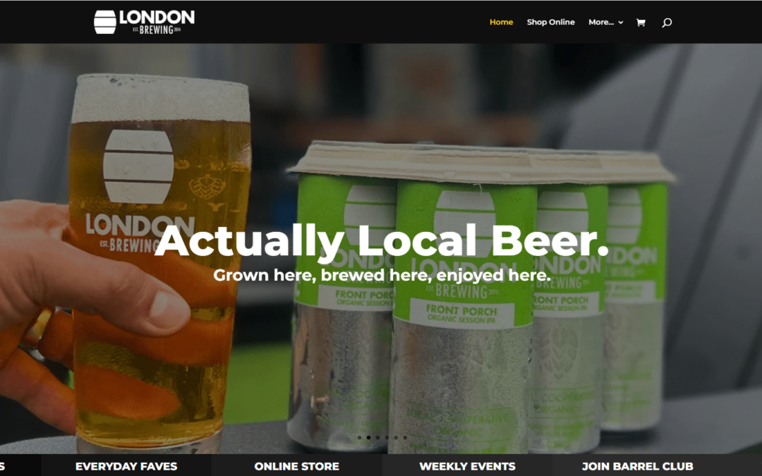 London Brewing – WordPress Website