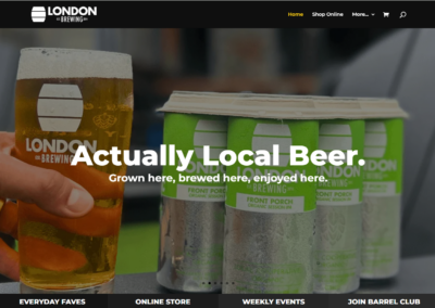 London Brewing – WordPress Website