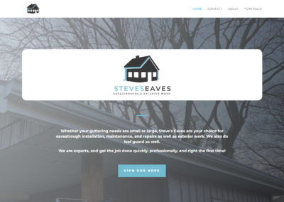 Steve’s Eaves – WordPress Website